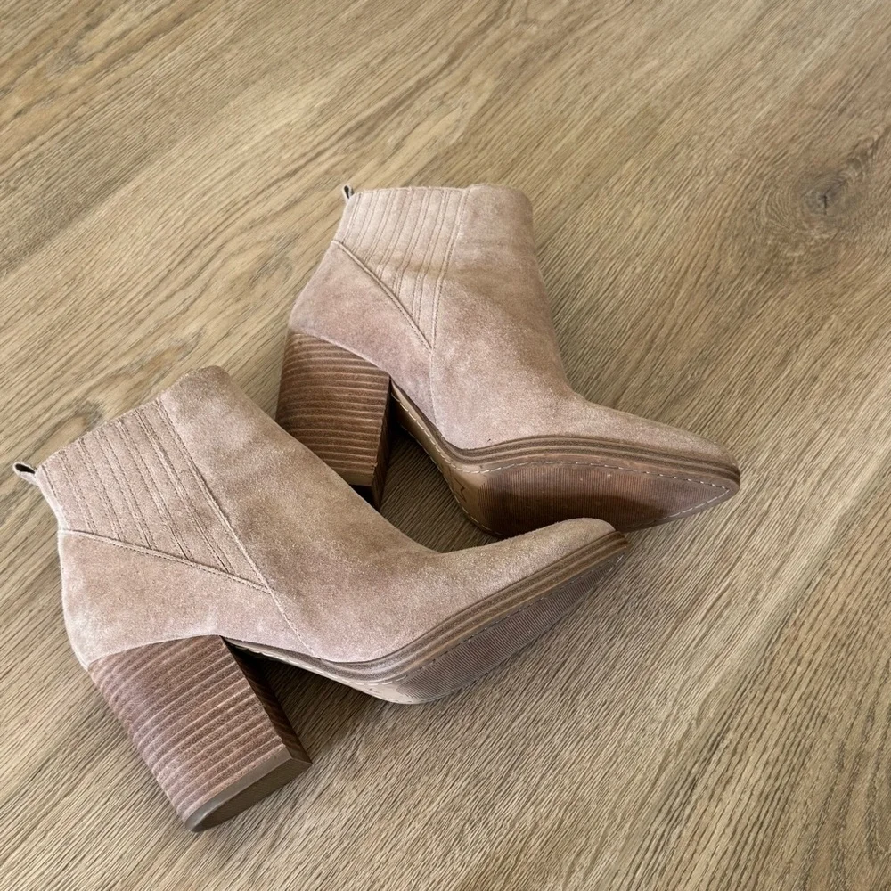Marc Fisher Alva Suede Ankle Boots - Picture 3 of 3